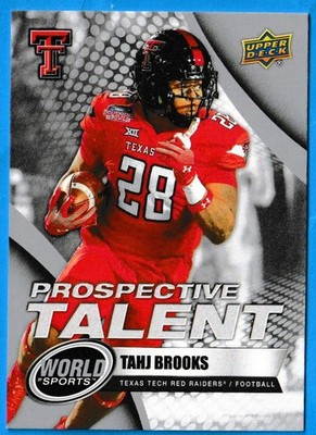 2025 Upper Deck World of Sports Vol. 1 Prospective Talent Tahj Brooks #376
