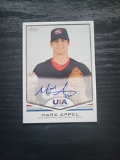 2011 Mark Appel Topps Auto Card Team USA Baseball