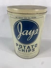 Vintage Original Jays Potato Chips Advertising Kitchen Tin Can 1lb b2