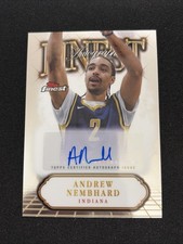 2024-25 Topps Finest Andrew Nembhard Finest Autographs #FA-ANE Indiana Pacers