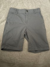 Boys Children  s place Gray Button Closure Shorts Adjustable Waist Size 8