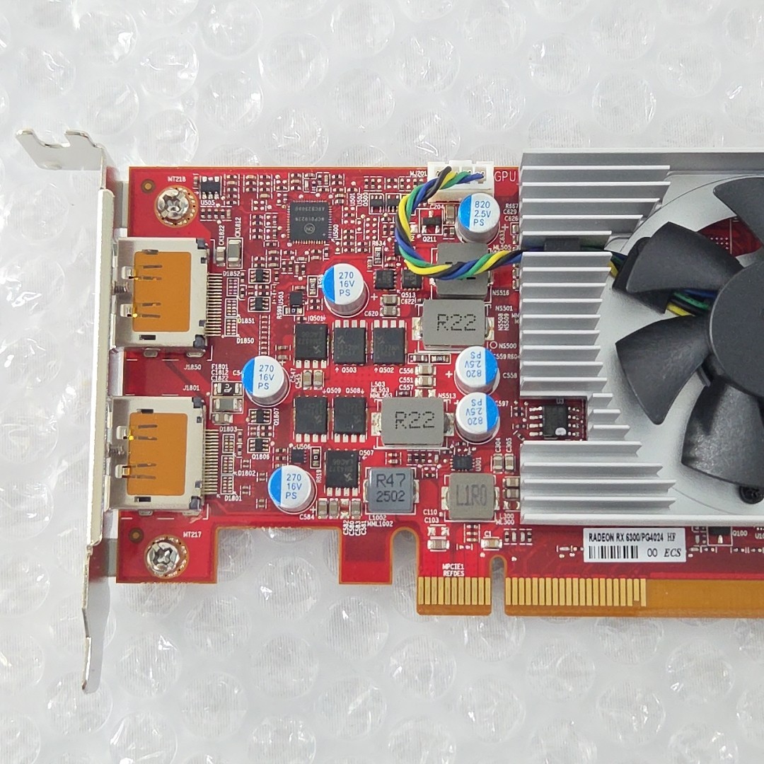 Dell AMD Radeon RX6300 2GB DisplayPort Graphics Card | Low Profile