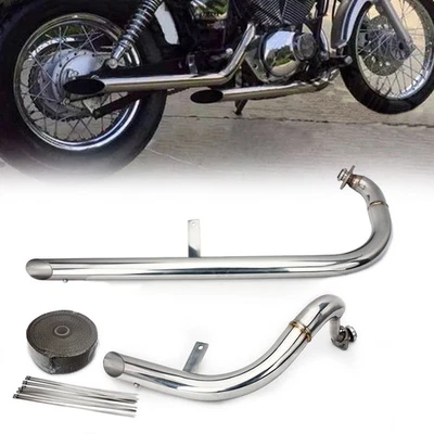 Pot échappement Silencieux isolation thermique pr Yamaha Virago 250 XV250 88-26 - Photo 1/4