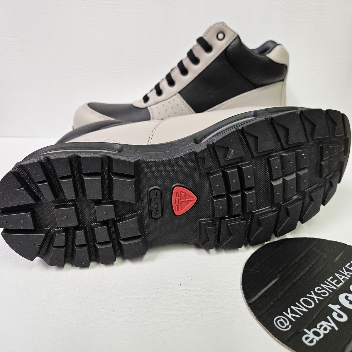 Nike Air Max Goadome ACG Boots College Grey Leather FZ1314-002 Men\'s Size 9 Nike ACG Air Max Goadome College Grey Black | Mercari main image 2