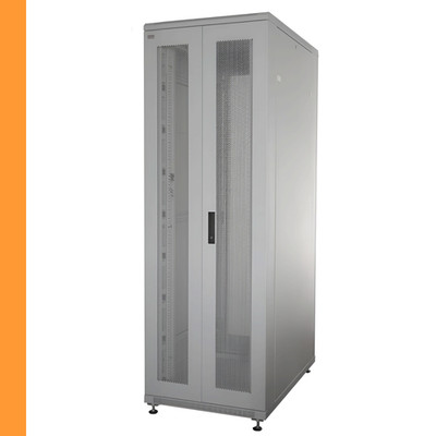 Netzwerkschrank 19'' Serverschrank 42 HE BxT 600x800 mm Unmontiert Rack Grau