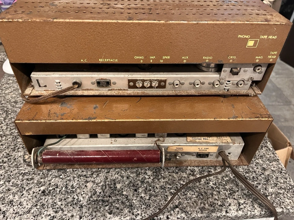 Radio Lafayette Vintage LA-25 y receptor estéreo LA-22 Foto 2 de 2