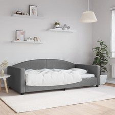 Tagesbett Schlafsofa Sofa Bett Bettsofa Gästebett Schlafcouch Stoff vidaXL