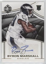 2016 Panini Limited Rookie Auto 62/99 Byron Marshall #158 Auto fm0