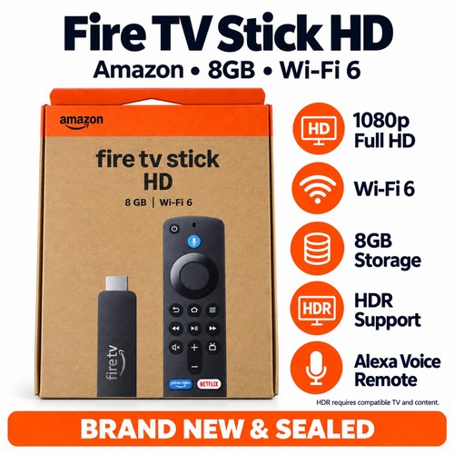 Amazon Fire TV Stick e telecomando vocale Alexa - HD - ultima generazione - 2026 - VEGA OS prezzo ebay