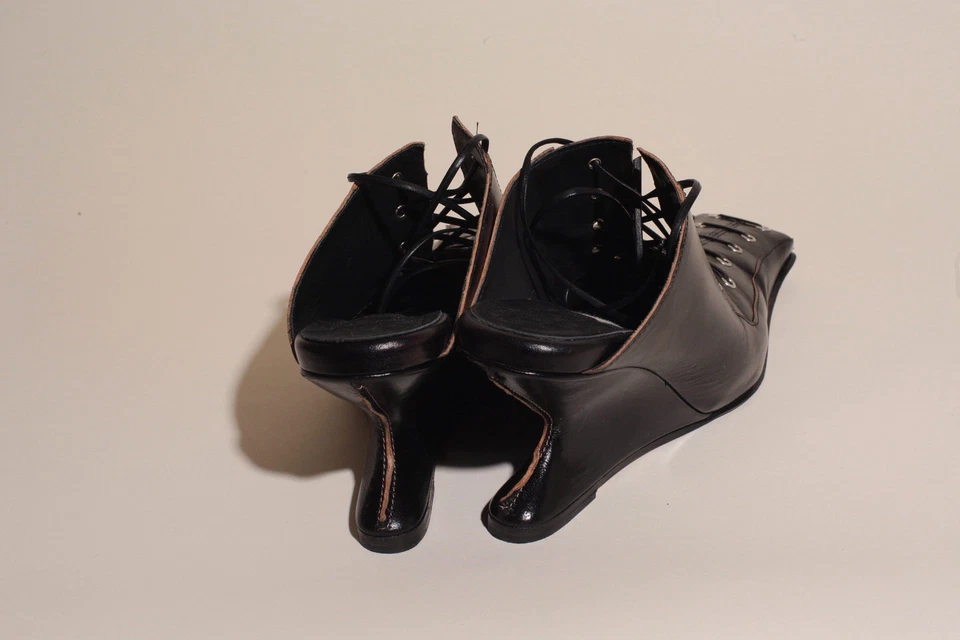 Miista - Aima Black Lace Mules - Worn Once - Image 4 of 4