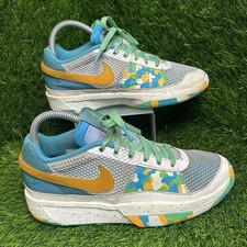 Nike Ja 1 Day One Citron Pulse Baltic Blue Kids Basketball Shoes DX2294-100 5Y