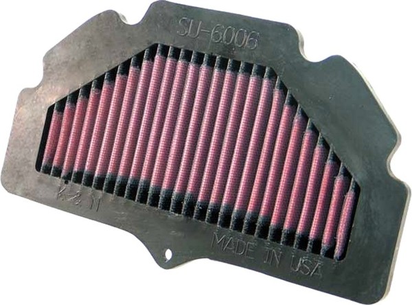 K&N Sport-Luftfilter Element Lavabile SU-6006 FüR Suzuki GSR 600 2006-2008 Rot-image