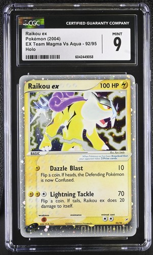 Raikou ex graded CGC 9 for sale on eBay