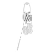 All-Around Cleaning Brush Set for Bottles: Soft Grip  Dishwasher Safe Design
