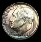 1963- 10C Roosevelt Dime 90% Silver- UNC-Nice Luster -Nice toning- SMH 2097