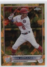2022 Topps Chrome Update Sapphire Edition Gold /50 Ehire Adrianza #US269 pe8