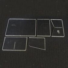 5 St&uuml;cke Kartenhalter Fall Acryl Leder Handwerk Muster Schablone Vorlage