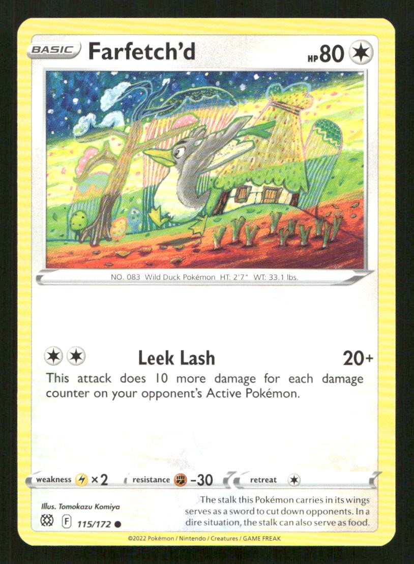 Farfetch'd 115/172 Brilliant Stars NM/M Pokemon