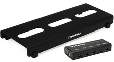 MONO Pedalboard Lite and 5-outlet Isolated USB Power Supply - Black