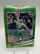 2023-24 Donruss Optic Jayson Tatum #140 Lime Green /149. Color Match Celtics.
