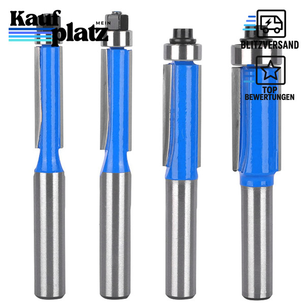 BüNdigfräSer Set 4 StüCk 8Mm Schaft HolzfräSer FräSer FüR Holzarbeiten-image