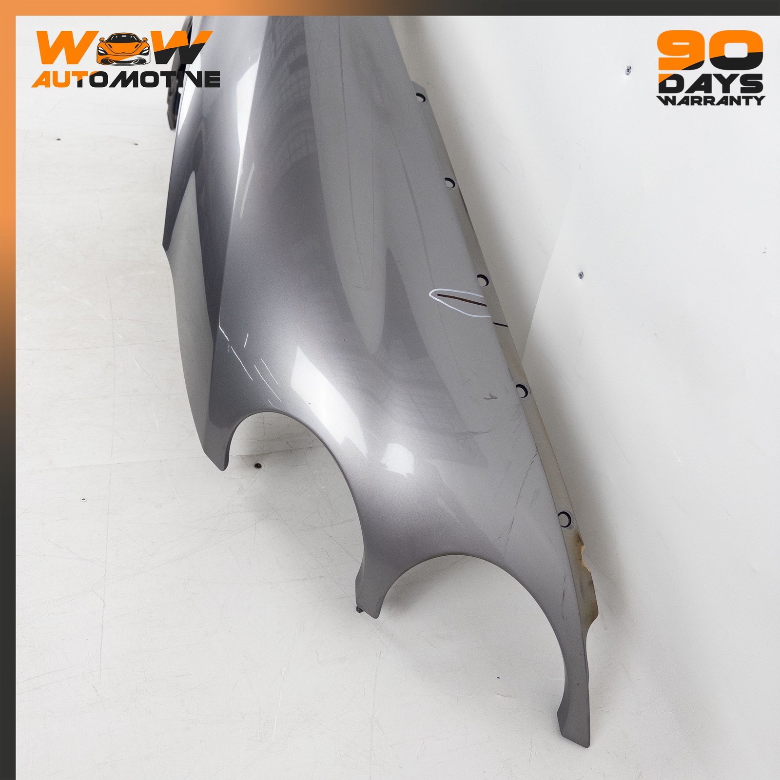 04-10 BENTLEY CONTINENTAL GT FRONTRIGHT PASSENGER SIDE FENDER ASSEMBLY SILVER OE