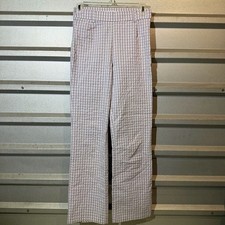 Pantalone Zara Viola a Scacchi Tg Extra Small XS