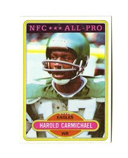 1980 Topps Football Harold Carmichael #420 Philadelphia Eagles