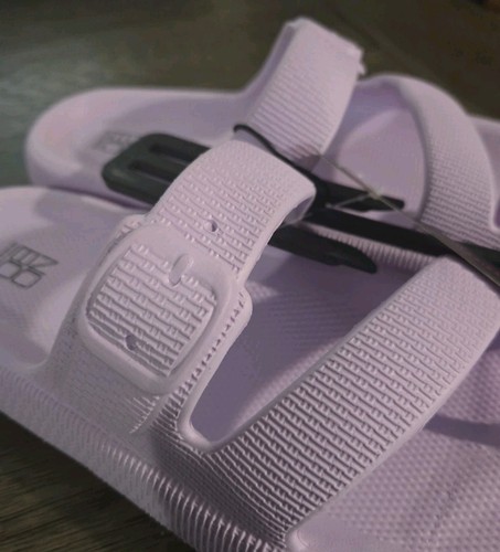 NOBO Women's Comfort Slip On Slide Toe Sandals Color Lavander Size 10 - Picture 8 of 12