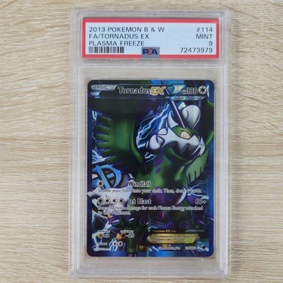 PSA 9 Tornadus EX 114/116 Plasma Freeze Ultra Rare Holo Nintendo
