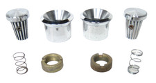 1963 1964 Cadillac Radio Knobs Knob Set Wspings Mounting Nuts Look Good 1963 1964 Cadillac Radio Knobs Knob Set Wspings Mounting Nuts Look Good