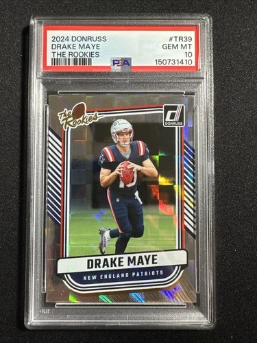 2024 Panini Donruss The Rookies #TR39 Drake Maye RC PSA 10