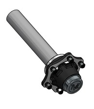 Hub & Spindle Assembly, 6 Bolts, Load Capacity 9,000 lb, TVZ Italy , EU - Eur