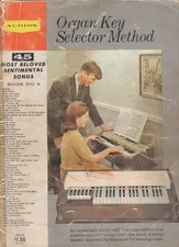 Audion Organ key selector method 45 most beloved sentimental songs. Book no. 4