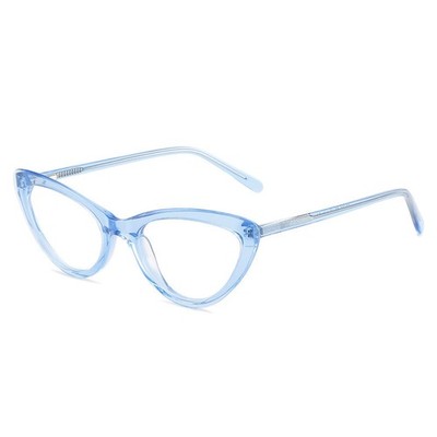 Unisex Blaulichtfilter Brille selbsttönend Acetat PC Gaming Büro Retro Cat Eye