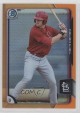 2015 Bowman Chrome Prospects Orange Refractor 12/25 Rowan Wick #BCP175 l5w