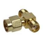 SMA Male to 2 SMA Female Splitter Adapter