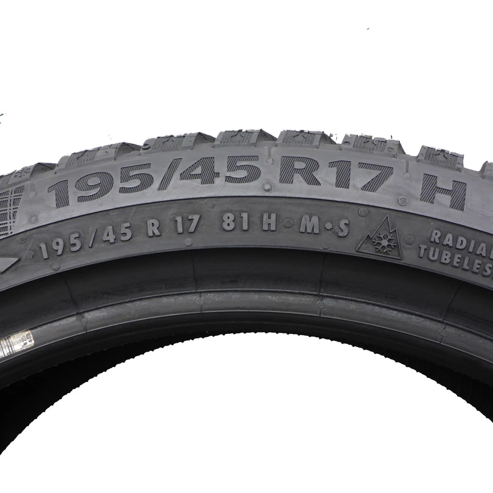 195 45 17 2x Continental 195/45 R17 81H TS860 Pneumatici 2019 5,2 -7,5mm - Immagine 4 di 4