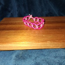 Miniature Pink Beaded Crown Doll Accessory Headband Craft Prop American Girl