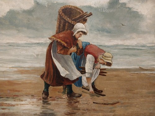 German Born Artist Henry A. Duessel Coastal Oil On Canvas Painting - Picture 3 of 7