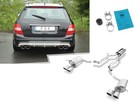 Inox Usine Mercedes C-Classe W204 6-Zyl. Avec C63AMG-Stoßst. Chaque 115x85mm