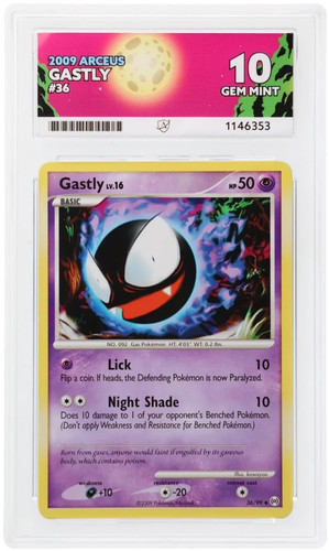 Gastly graded ACE 10 for sale on eBay