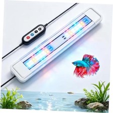 14IN Aquarium Light, Full Spectrum LED, IP68 Adjustable Brightness, Timer