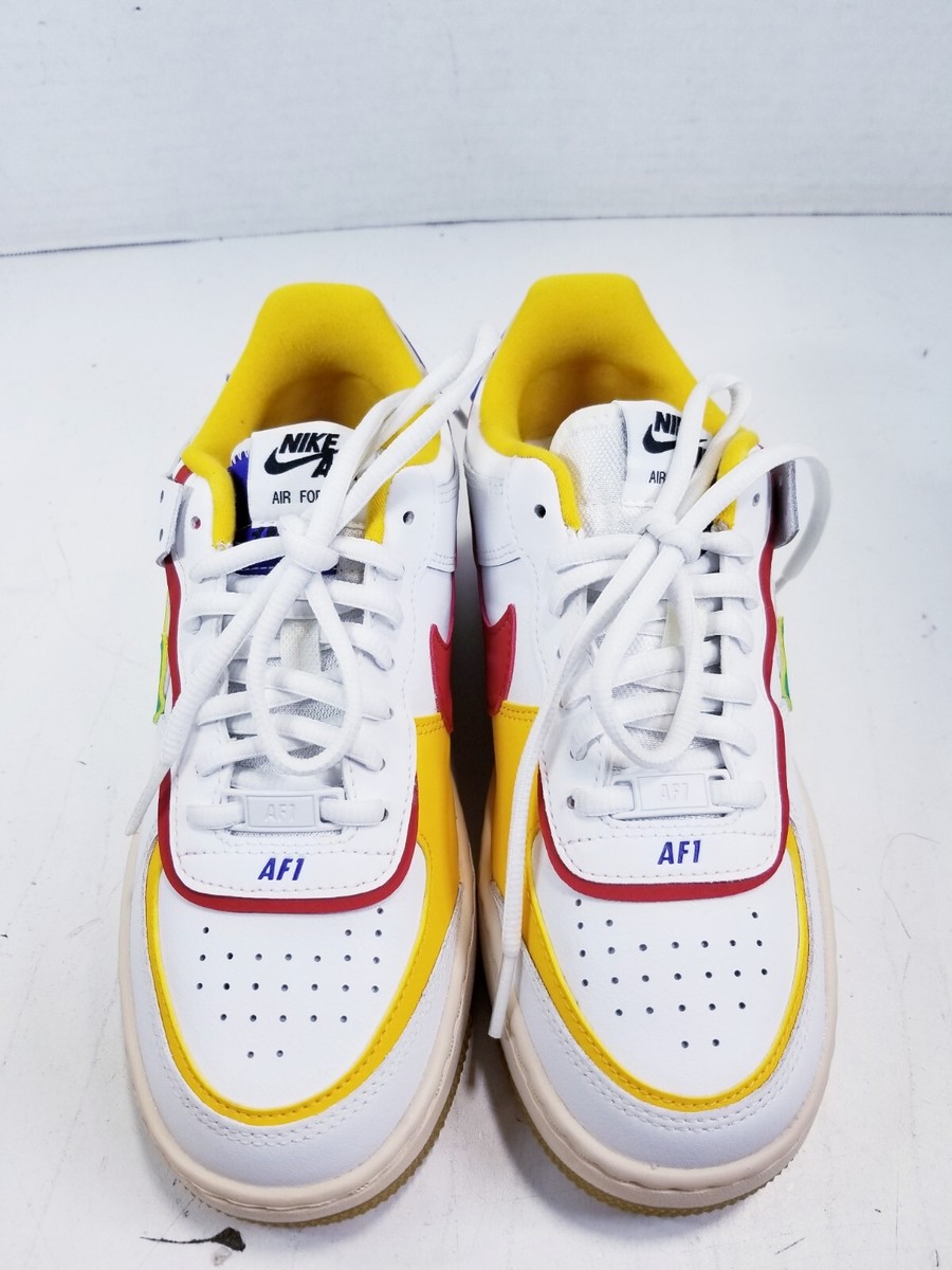 CI0919-118 Nike Air Force 1 Shadow Sneakers in Summit White Sz 5.5