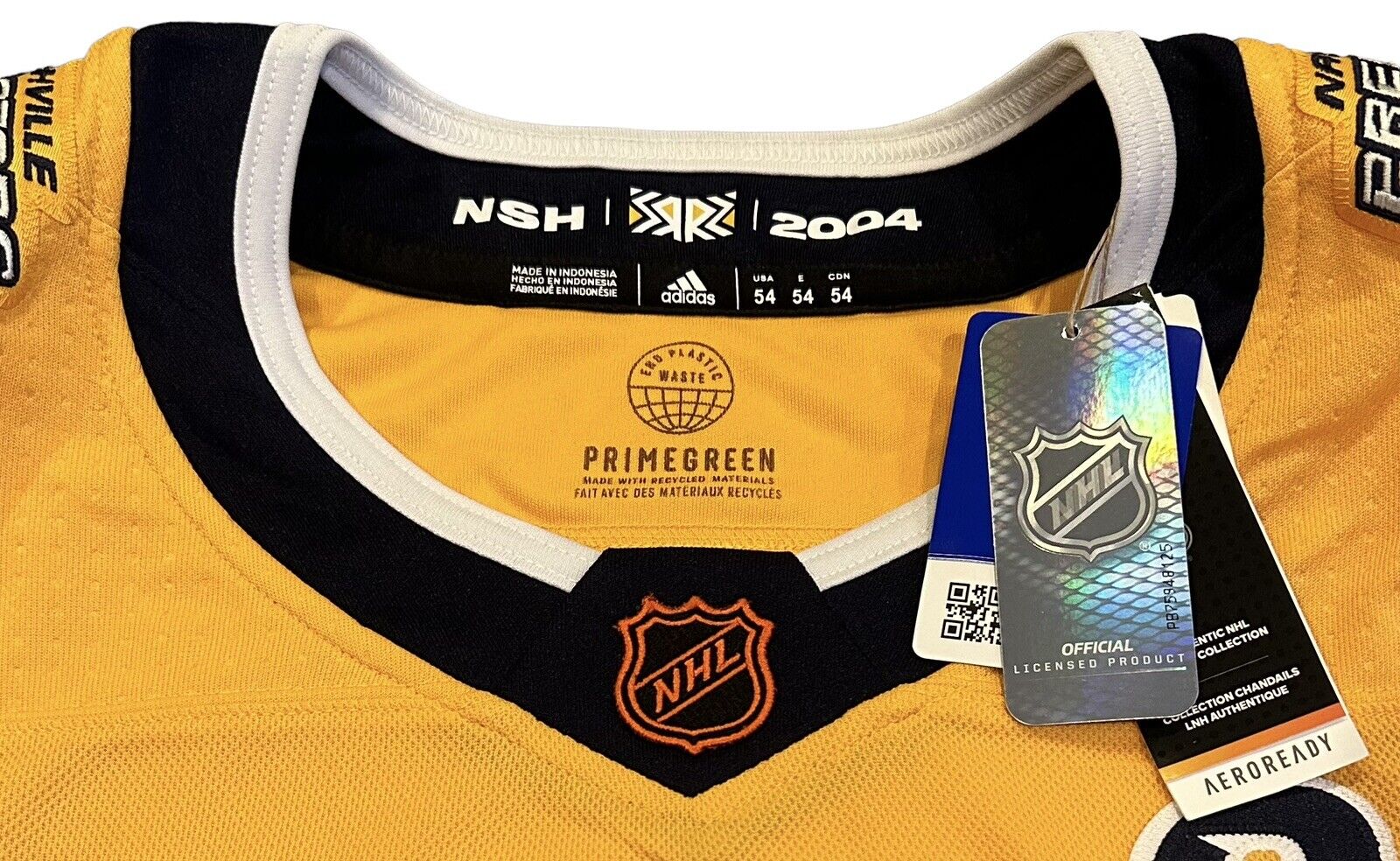 Roman Josi Nashville Predators adidas Reverse Retro 2.0 Authentic