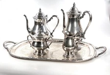 International Silver Company "Camille" 5 pc Silver Plated Tea Set