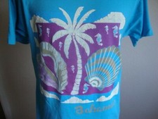 Vintage 80's Bahamas Tourist Souvenir Blue T Shirt Size M