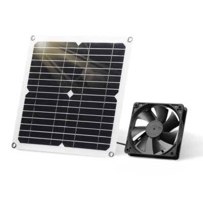 Wetterfester Solar- und Ventilator Kit, 12W DC Fan.