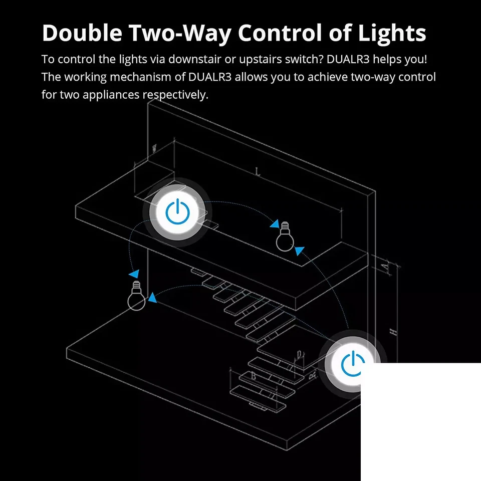 SONOFF MINI R3 Interruttore smart WiFi 16A app ewelink non richiede neutro - Imagen 4 de 4