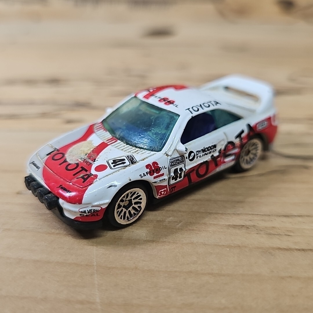 激レア HotWheel トヨタ ハチロク D-Force ミニカー JDM Hot Wheels 1990 TOYOTA RALLY CAR Thailand Diecast Toy Car